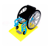 Barbie Cadeira De Rodas Azul Fashionista + Rampa Amarela