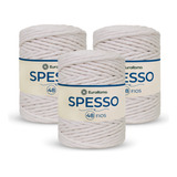 Barbante Euroroma Spesso Cru 48 Fios 1kg 8 Unidades 127m