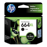 Cartucho Hp 664xl Original Black Promoção Casaprint Confir