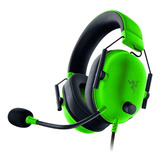 Fone Razer Blackshark V2 X Verde Multiplataforma Ps4/xbox/pc