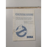 Ghostbusters - Manual De Master System 