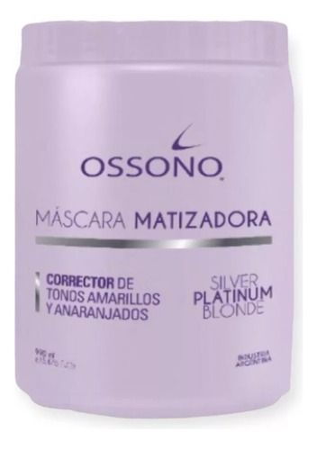 Ossono Máscara Matizadora Silver Platinum Violeta Potegrande