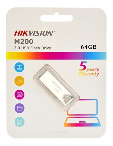 Pendrive Hikvision Hs-usb-m200 64gb 2.0 / Crisol Tecno