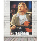 Cuadro Decorativo De Kurt Cobain Nirvana