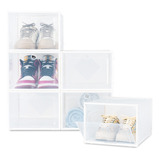 Organizador De Zapatos Set 6 Cajas Apilables Multiusos 