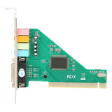 Tarjeta De Sonido Pci Channel 4.1 Para Computadora De Escrit