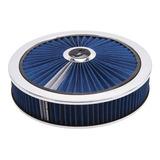 Edelbrock Filtro Tapa Alto Flujo Lavable P Carburador Azul