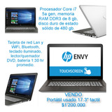 Notebook Hp Envy Modelo M7-n101dx