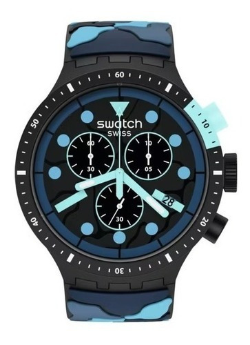 Reloj Swatch Big Bold Chrono Escape Ocean Sb02b408