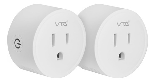 Set X 2 Tomacorrientes Sencillos Dot Vta+ Smart Home