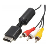 Cable De Componentes De Audio Y Vídeo Av Para Videojuegos Ps2 Ps3 Rca