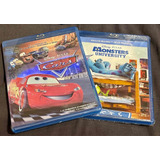 Blu Ray Disney Cars + Monsters University Nuevas Combo