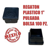 Regaton Tapón Cuadrado 1  Pulgada Plastico Bolsa 200pz 