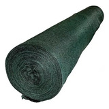 Rollo Media Sombra Verde 2 Mt X 20 Mts Reforzada De Fabrica