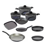 Set Combo Cocina Tramontina Teflon Antiadherente 9 Unidades