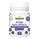 Acido Alfalipoico 60 Capsulas - Importado Sunfood Eua