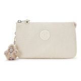 Bolsa Cosmetiquera Kipling Ki294665y Diseño Liso  Beige Pearl