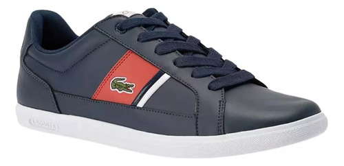 Zapatillas Lacoste Europa 120 Azules Cuero