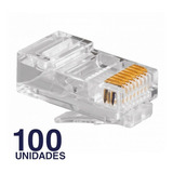 Conector Rj45 Cat 6 100 Unidades