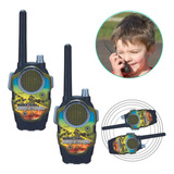 Rádio Comunicador Brinquedo Walkie-talkie Infantil Militar 