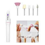 Lixa Elétrica Polidor De Bateria Manicure Profissional