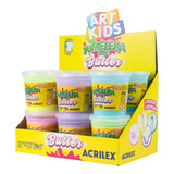 Kimeleka Slime Butter 130g Caixa Com 12 Potes - Acrilex