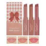 Set  3  Labiales En Barra Stick Linea Kawaii By Dragon Ranee