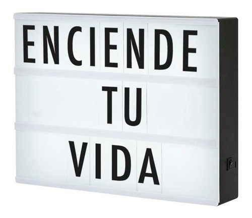 Tablero Led Con Letras Caja Luminosa 