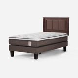 Cama New Style 6 1,5 Plazas + Respaldo Rachel