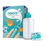 Nasoar Lota 15 Envelopes + Frasco Solução Nasal