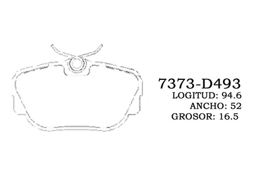 Pastilla De Freno Delantera Bmw 325 Serie 3 87-88-89-90 7373 Foto 2