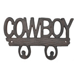 Gancho Cabideiro Cowboy Decoração Country Cabide De Parede
