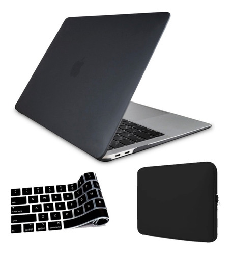 Kit Capa Case Macbook Air A1466 + Bag Neoprene + Pel Teclado