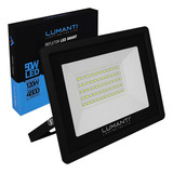 Refletor Led Smart 50w Verde Ip66 Para Jardim Lumanti Cor Da Carcaça Preto 110v/220v