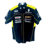 Camisa Renault Escuderia Formula 1 Castrol Edge Skf Mediana