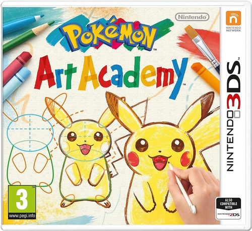 Pokémon Art Academy - Nintendo 3ds (mídia Física)