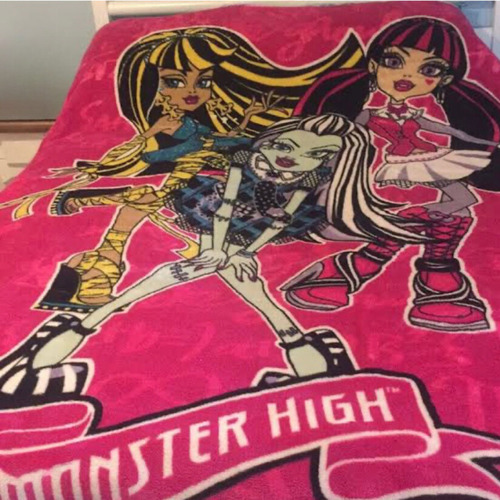 Coberta Infantil Juvenil Jolitex Monster High 1,50mx2,0m