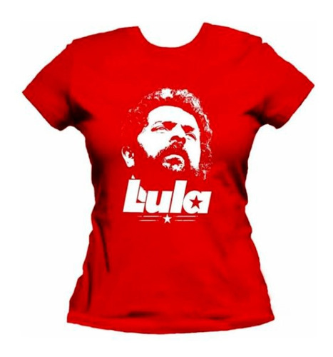 Camiseta Camisa Feminina Lula Presidente Baby Kr7 Look