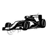 Adhesivo Decorativo Infantil Auto Formula 1 (personalizado)