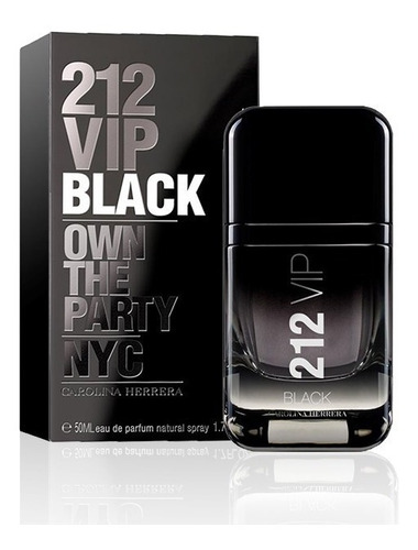 Perfume Carolina Herrera 212 Vip Black Edp 50m Original Imp.