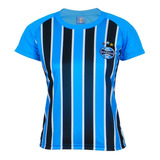 Camisa Grêmio Feminina Tricolor Dry-fit Original Licenciada