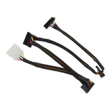 Cable Adaptador Molex 4pin 3 Sata 15pin Ssd Atx 12v 5v