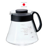 Tarro De Bebida Hario Xvd-60 Hecho De Vidrio De 600 Ml, Negro