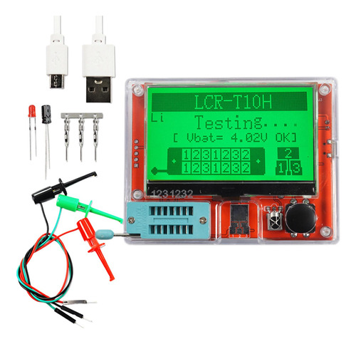 Lcr T10h Transistor Tester Portable Mos Esr Meter Para Mos