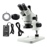 Microscopio Con Aumento Trinocular Y Zoom Estéreo Wf10x/20 M
