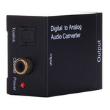 Adaptador Conversor Audio Optico Toslink A Rca Analogi