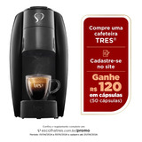 Cafeteira Lov De Espressos E Multibebidas Automática Cor Preto Brilhante 3 Corações 110v
