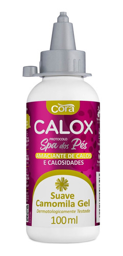 Spa Dos Pés Calox Suave Camomila Gel Aplicador 100ml