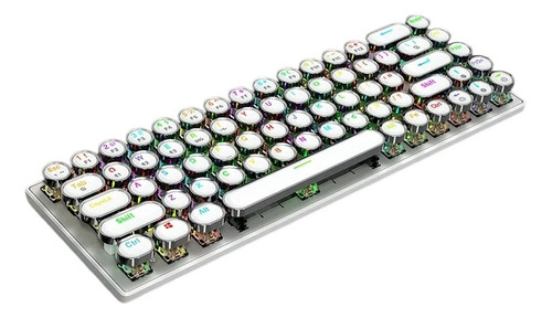 Teclado Mecánico Apayado Dk68 Punk Con Iluminación Rgb Inalá