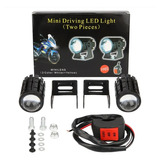 Par De Faros Led Universales Para Motocicleta. Bi-color